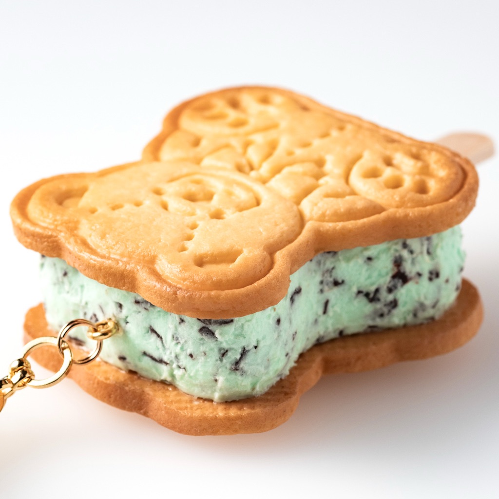 チョコミントのアイスサンド