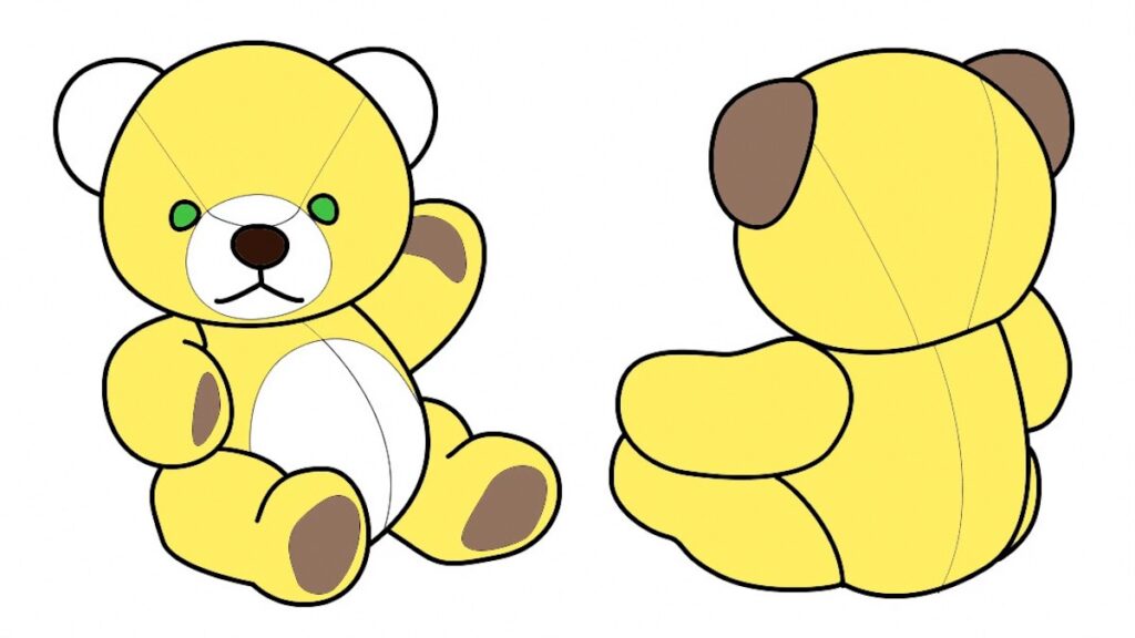 テディベアのデザイン案
