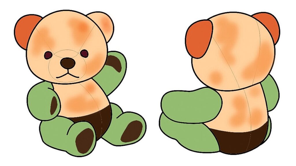 テディベアのデザイン案