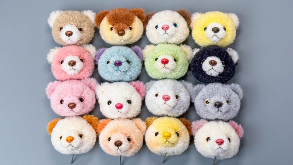 オーダーテディベアのお顔