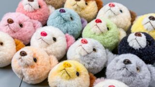 テディベア完成間近!お顔の制作過程|テディベアオーダー進捗