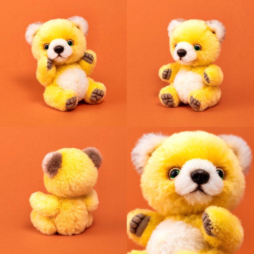 向日葵をイメージしたテディベア