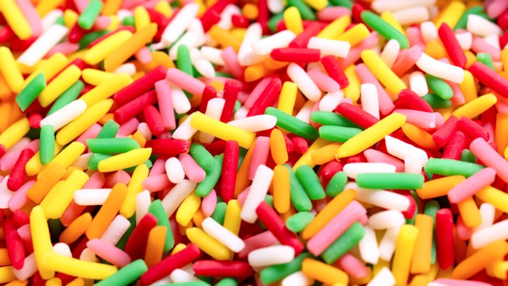 粘土で作ったチョコスプレー